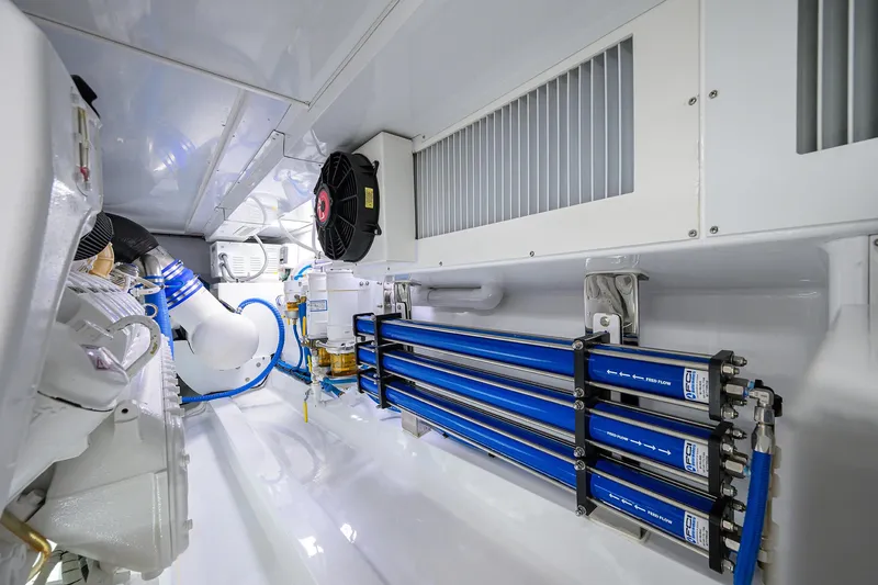 Slide: The Image of Rybovich 62 Base Camp - Engine Room - 59