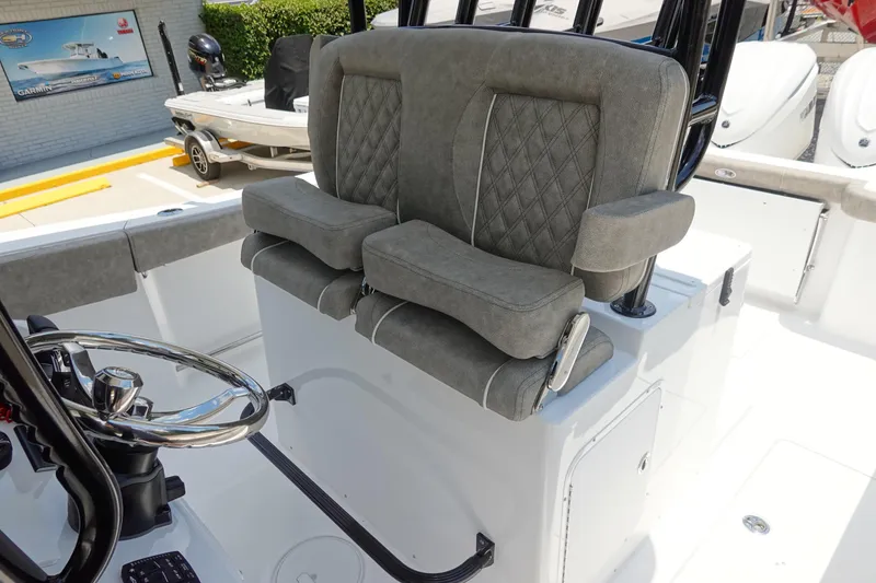 Slide: The Image of 2026 Sea Hunt Gamefish 30 Forward Seating with dual cushioned helm seats. - 20