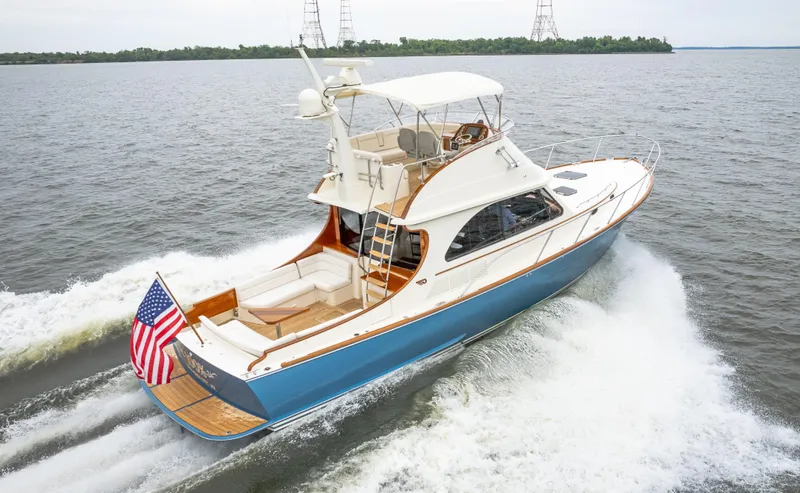 Slide: The Image of Hinckley Yachts Talaria 43 Flybridge 2023 - 1
