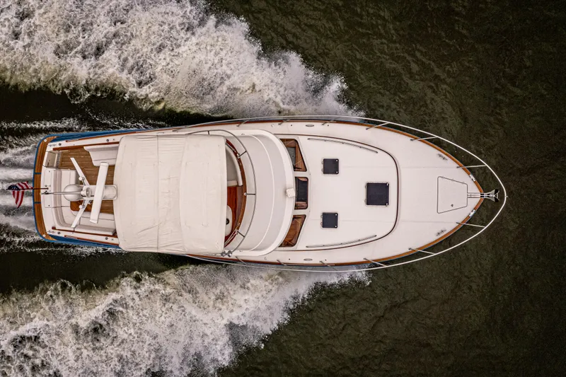Slide: The Image of Hinckley Yachts Talaria 43 Flybridge 2023 - 2