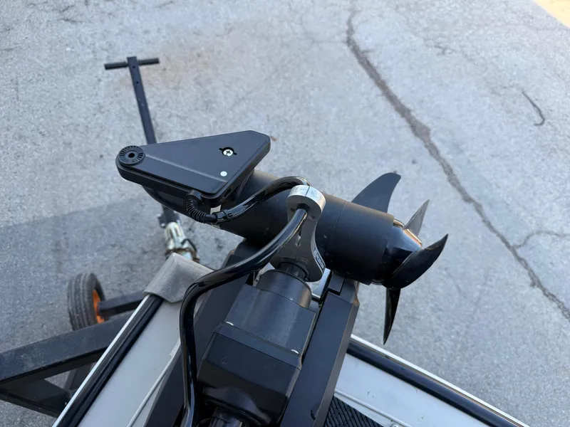 Slide: The Image of 2002 Lowe Sea Nymph V Series FM 180 boat with open seating and windshield. - 32