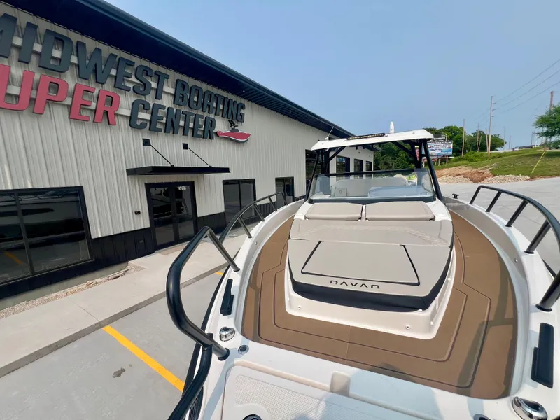 Slide: The Image of 2025 Navan S-30 boat displayed at Midwest Boating Super Center. - 40