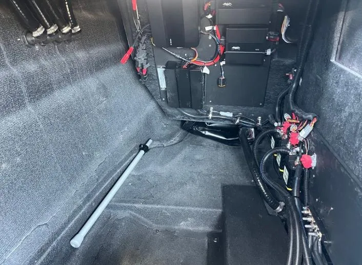 Slide: The Image of Interior view of a 2025 Supreme S240, showcasing wiring and components. - 28