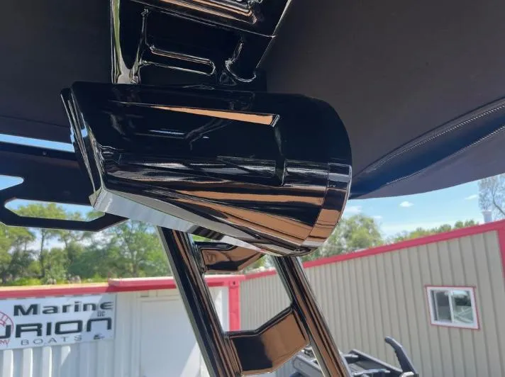 Slide: The Image of Close-up of 2025 Supreme S240 boat component with sleek, modern design. - 38