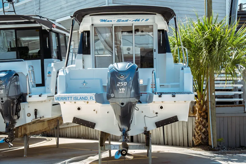 Slide: The Image of 2023 Jeanneau NC Weekender 795 Series 2 boat with Yamaha 250 V6 engine. - 2