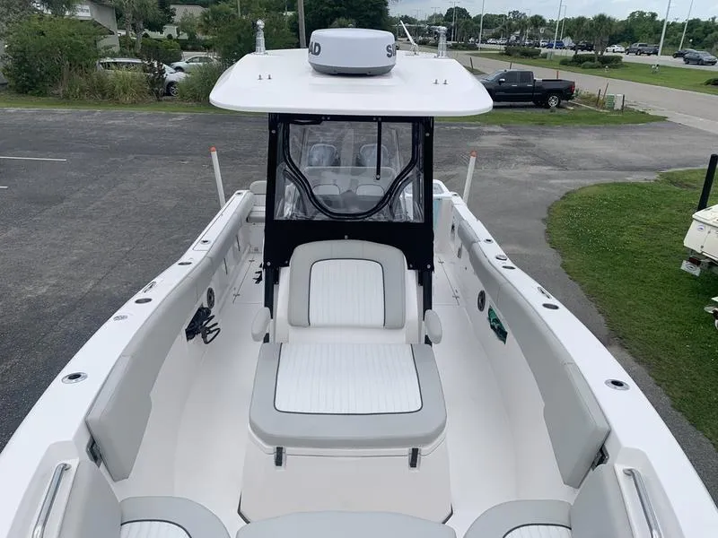 Slide: The Image of 2023 Sea Fox 268 Commander boat with spacious seating and modern design. - 30