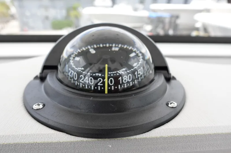 Slide: The Image of Compass on 2025 Sea Fox 248 Commander boat dashboard. - 27
