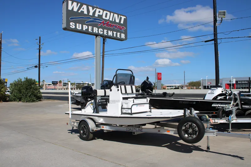 The Image of 2026 Freedom Boats Chiquita on trailer at Waypoint Marine Supercenter. - 0