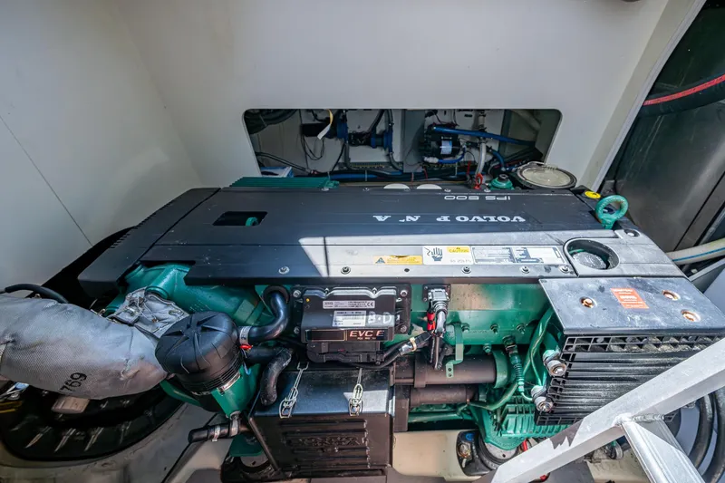 Slide: The Image of Engine room of 2015 Beneteau MONTE CARLO with Volvo Penta engine. - 24