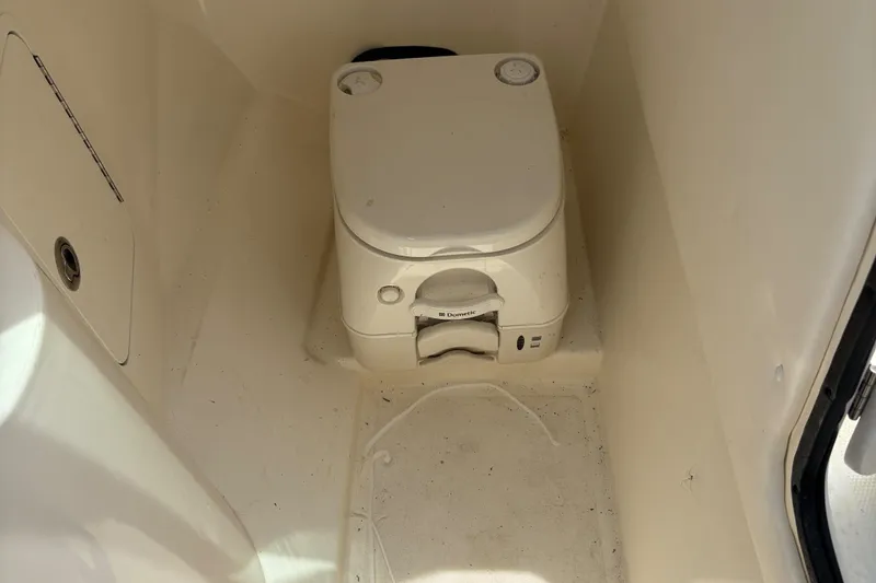 Slide: The Image of Portable toilet inside 2012 Sea Ray 260 Sundeck boat. - 24