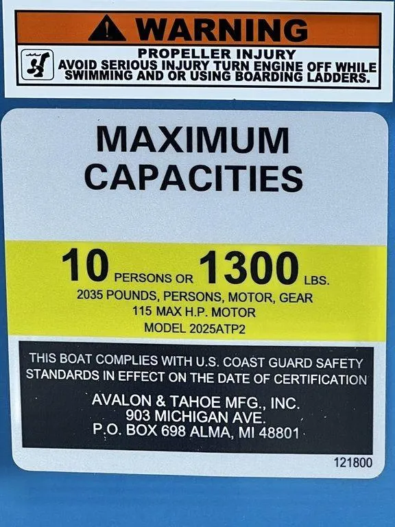 Slide: The Image of Avalon LSZ 21' Cruise - IN STOCK 2024 - 27