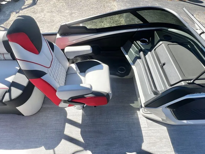 Slide: The Image of Avalon Excalibur LTD 25' Quad Lounge Windshield - Triple Toon TWIN - IN STOCK 2025 - 13