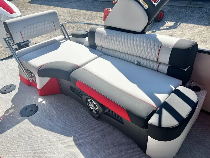 Slide: The Image of Avalon Excalibur LTD 25' Quad Lounge Windshield - Triple Toon TWIN - IN STOCK 2025 - 16