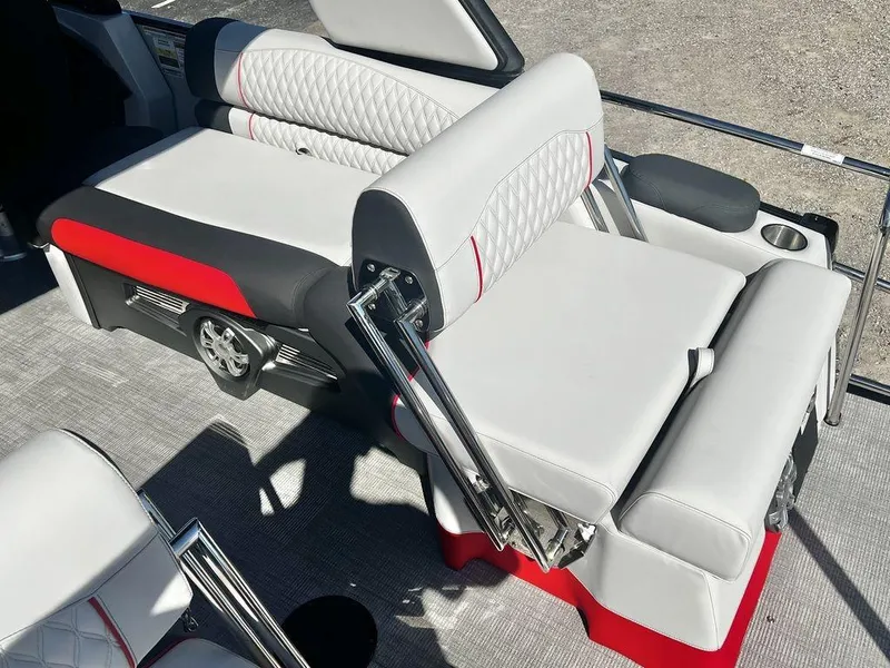 Slide: The Image of Avalon Excalibur LTD 25' Quad Lounge Windshield - Triple Toon TWIN - IN STOCK 2025 - 20