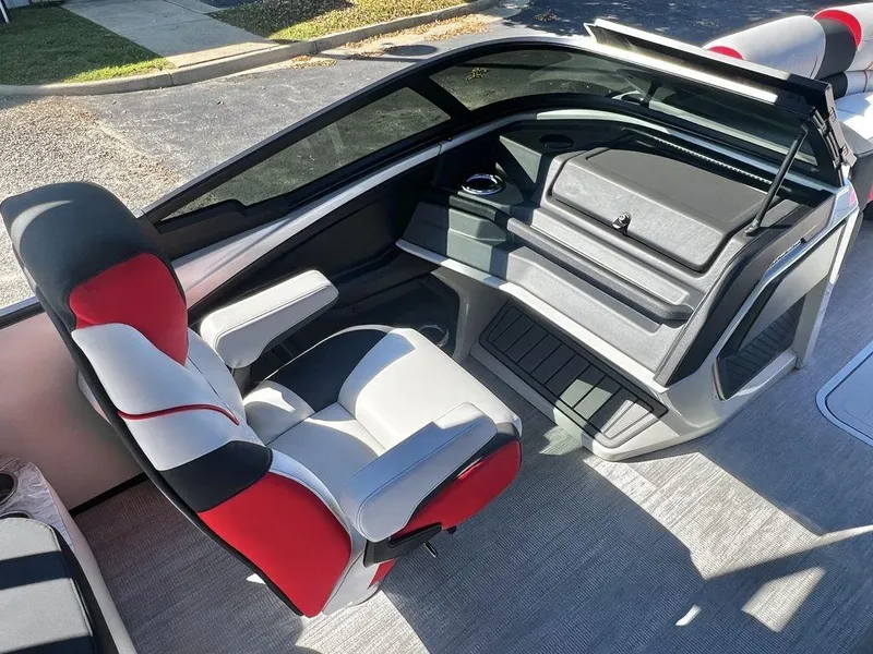 Slide: The Image of Avalon Excalibur LTD 25' Quad Lounge Windshield - Triple Toon TWIN - IN STOCK 2025 - 23