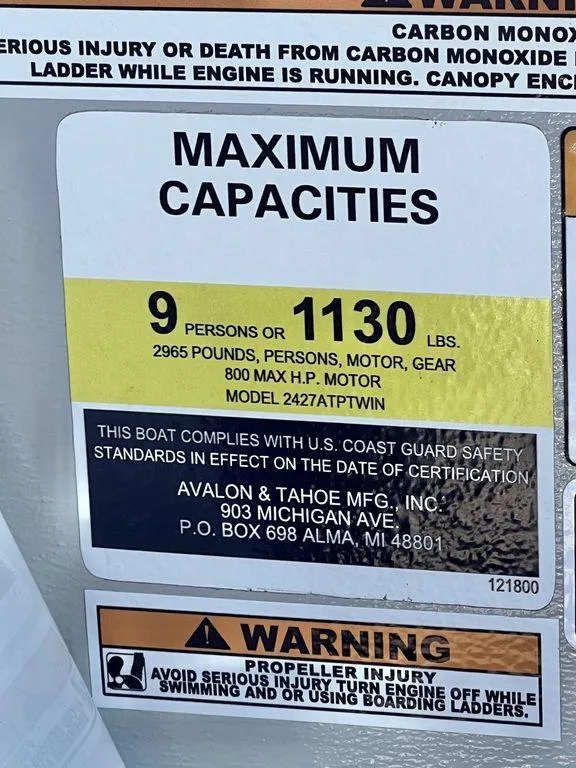 Slide: The Image of Avalon Excalibur LTD 25' Quad Lounge Windshield - Triple Toon TWIN - IN STOCK 2025 - 28