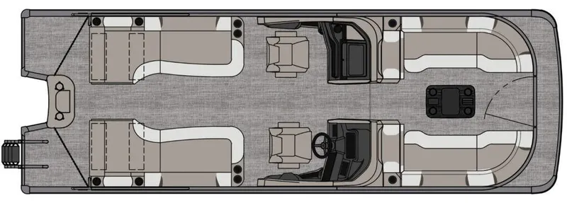 Slide: The Image of Avalon Excalibur LTD 25' Quad Lounge Windshield - Triple Toon TWIN - IN STOCK 2025 - 30