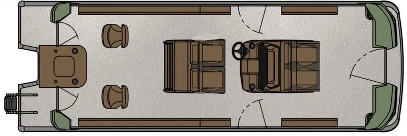 Slide: The Image of Avalon Geofish 25' GLX - Triple Toon - IN STOCK 2025 - 34