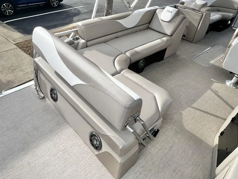 Slide: The Image of Avalon LSZ 23' Cruise Rear Bench TT - Triple Toon - IN STOCK 2025 - 23