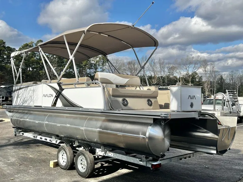 Slide: The Image of Avalon LSZ 23' Cruise Rear Bench TT - Triple Toon - IN STOCK 2025 - 3