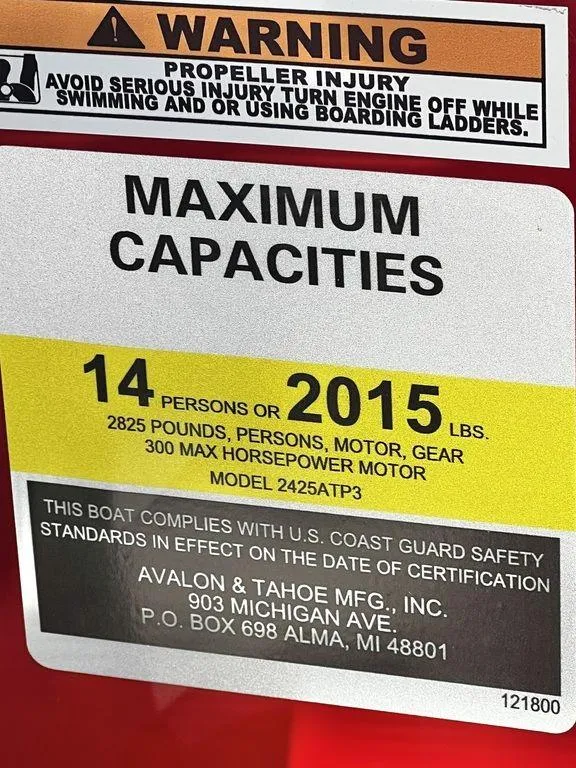 Slide: The Image of Avalon LSZ 25' Quad Lounge Shift - Triple Toon - IN STOCK 2025 - 35