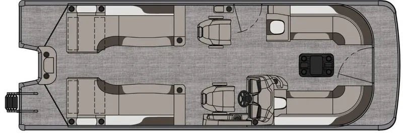 Slide: The Image of Avalon LSZ 25' Quad Lounge Shift - Triple Toon - IN STOCK 2025 - 37