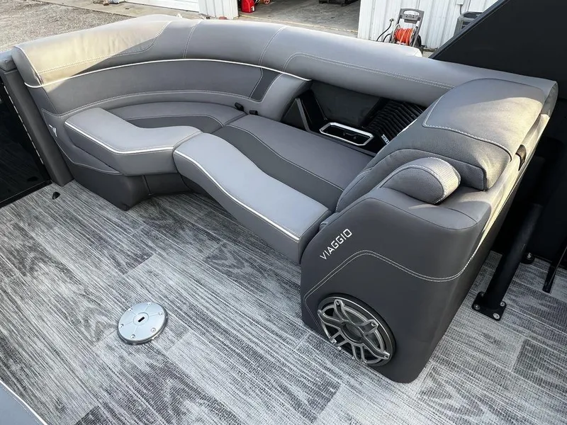 Slide: The Image of Viaggio Diamante 24' UW A-T (Quad Lounge Windshield) - Triple Toon - IN STOCK! 2025 - 16