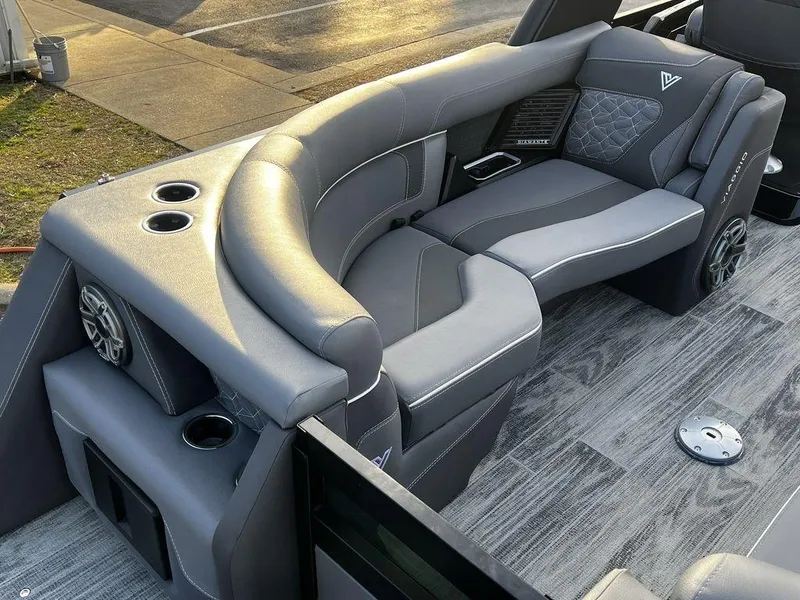 Slide: The Image of Viaggio Diamante 24' UW A-T (Quad Lounge Windshield) - Triple Toon - IN STOCK! 2025 - 19