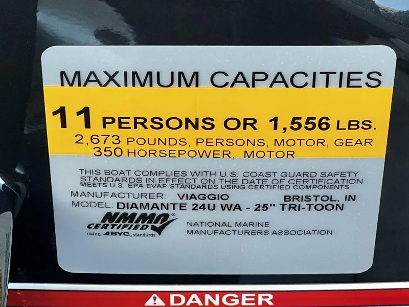 Slide: The Image of Viaggio Diamante 24' UW A-T (Quad Lounge Windshield) - Triple Toon - IN STOCK! 2025 - 27