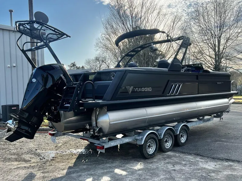 Slide: The Image of Viaggio Diamante 24' UW A-T (Quad Lounge Windshield) - Triple Toon - IN STOCK! 2025 - 5