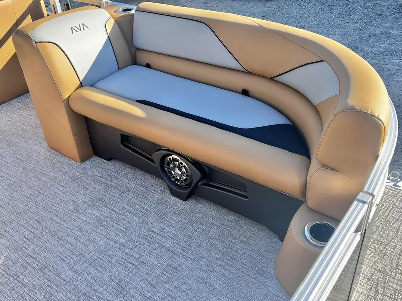 Slide: The Image of Avalon Venture 85 23' Versatile Rear Bench - Triple Toon - IN STOCK 2025 - 10