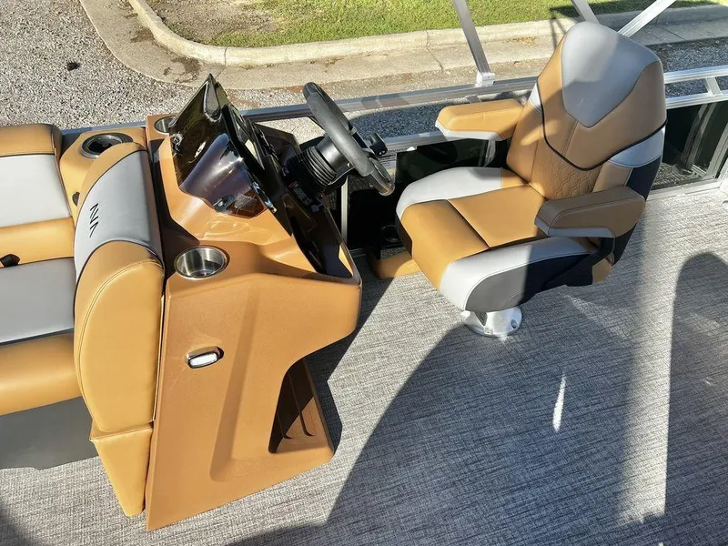 Slide: The Image of Avalon Venture 85 23' Versatile Rear Bench - Triple Toon - IN STOCK 2025 - 12