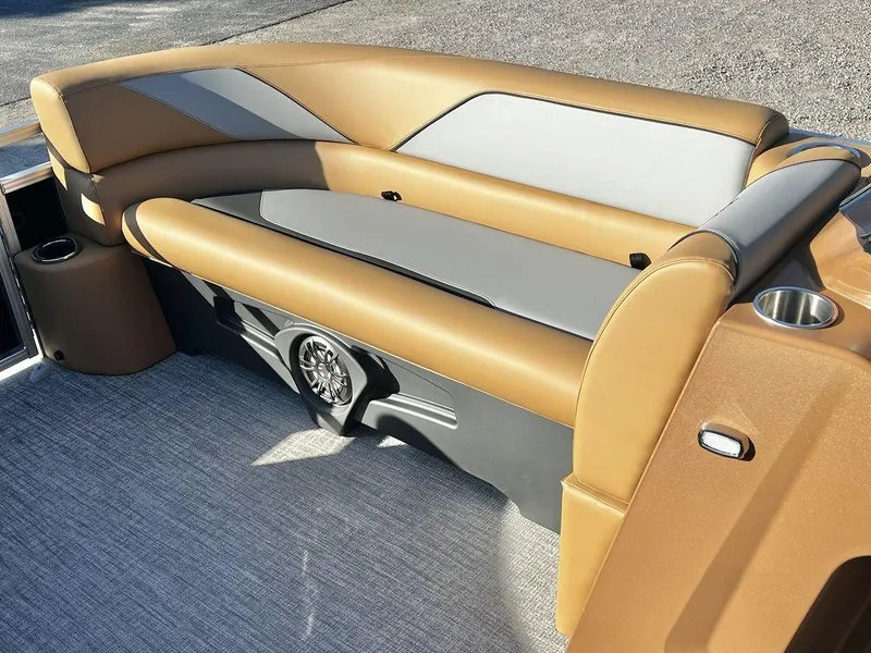 Slide: The Image of Avalon Venture 85 23' Versatile Rear Bench - Triple Toon - IN STOCK 2025 - 28