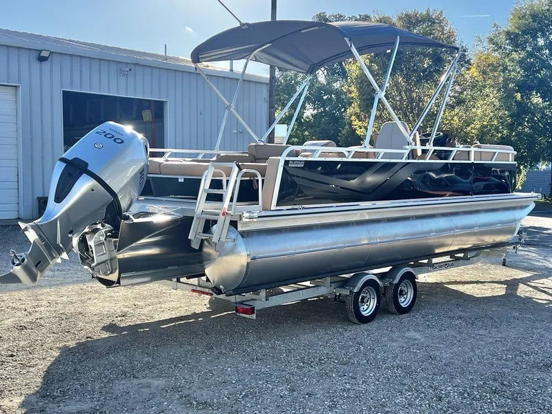 Slide: The Image of Avalon Venture 85 23' Versatile Rear Bench - Triple Toon - IN STOCK 2025 - 5