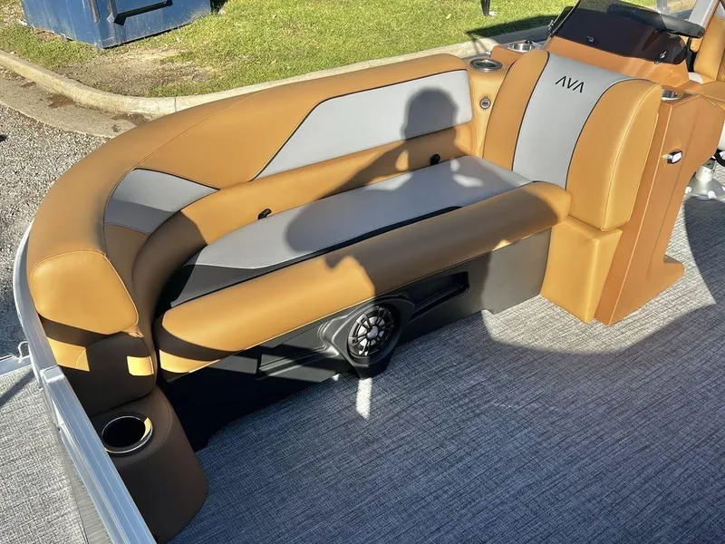 Slide: The Image of Avalon Venture 85 23' Versatile Rear Bench - Triple Toon - IN STOCK 2025 - 9