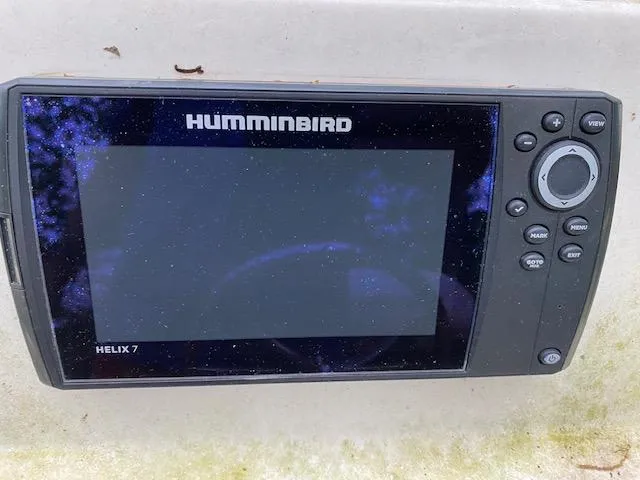 Slide: The Image of Humminbird Helix 7 fish finder on 2017 Sailfish 2100 BB Bay Boat. - 11