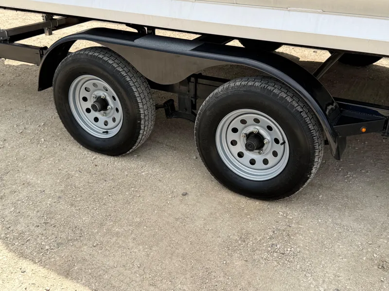 Slide: The Image of Trailer wheels of a 2018 Misty Harbor 2085 Biscayne Bay FS on gravel. - 35