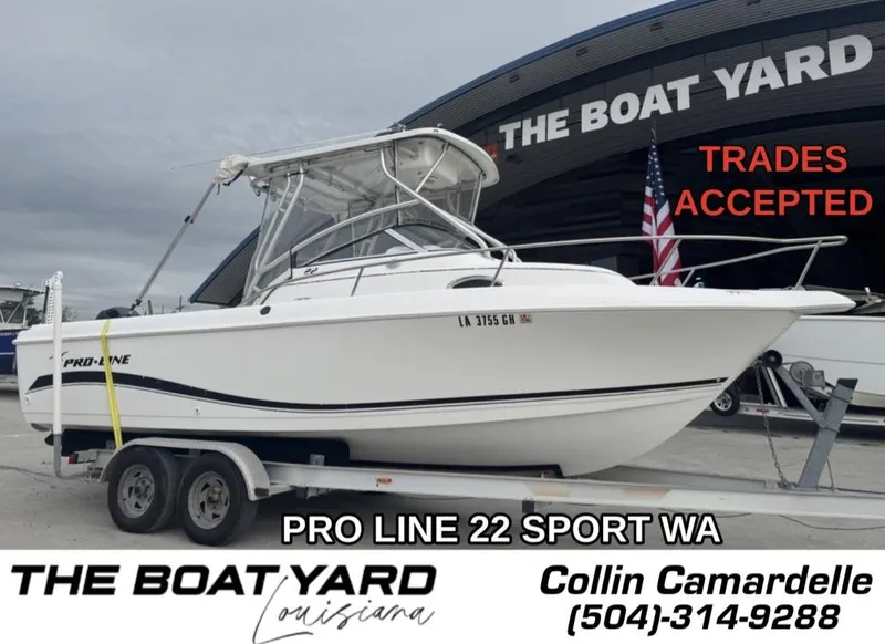 The Image of 2004 Pro-Line 22 Walk boat on trailer at The Boat Yard, trades accepted. - 1