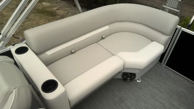 Slide: The Image of Luxurious seating on 2025 Godfrey Pontoons Xperience 2286 SBX Sport Tube. - 12