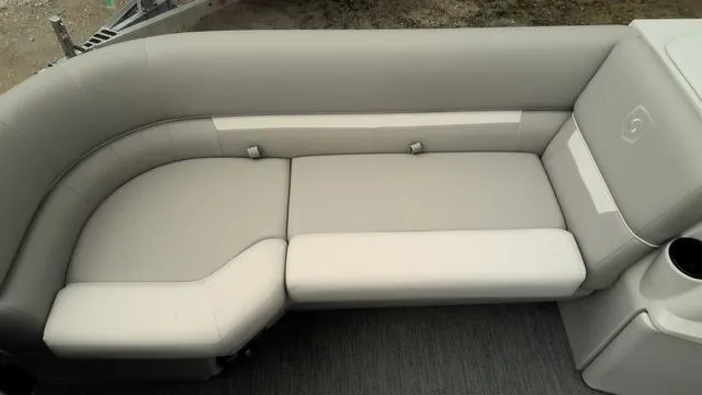 Slide: The Image of Luxurious seating on 2025 Godfrey Pontoons Xperience 2286 SBX Sport Tube. - 5