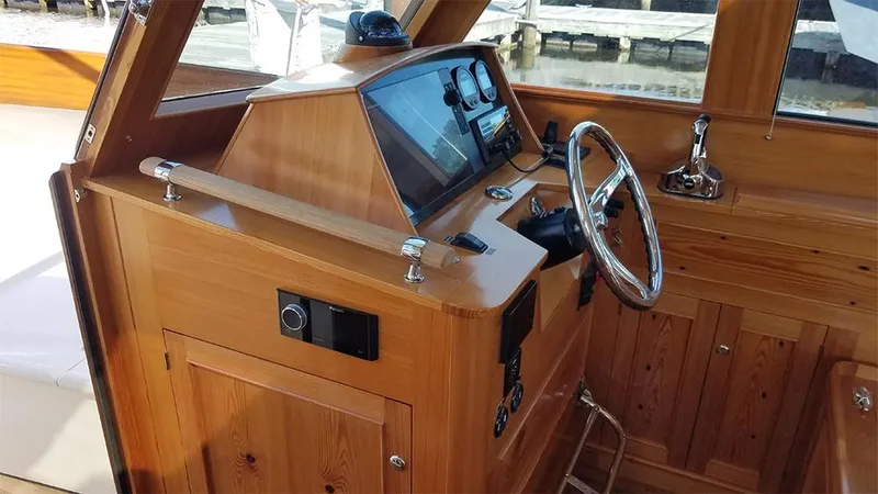 Slide: The Image of Starboard side - forward main salon & helm station - 10