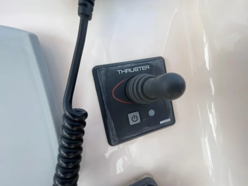 Slide: The Image of Thruster control panel on 2014 Grady-White Freedom 255 boat. - 25