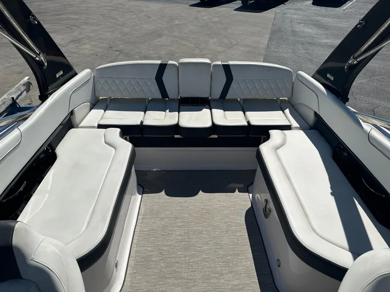 Slide: The Image of 2018 Regal 2500 Bowrider interior with spacious seating and modern design. - 3