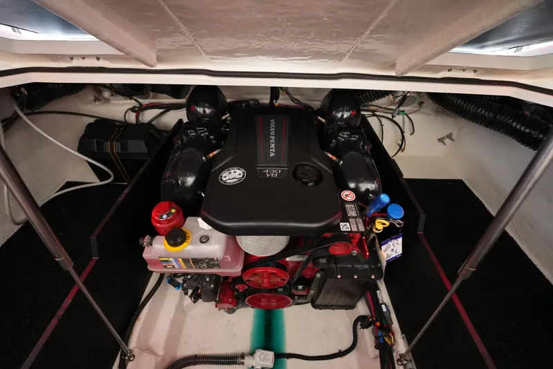 Slide: The Image of 2025 Regal LS9 engine compartment showcasing advanced marine engineering. - 20