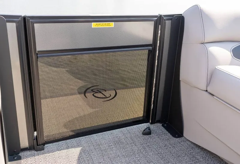 Slide: The Image of Barletta Aria 20 L 2026 boat gate and seating area. - 5