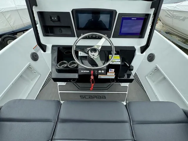 Slide: The Image of Scarab 255 Open LX Wake 2025 - 11