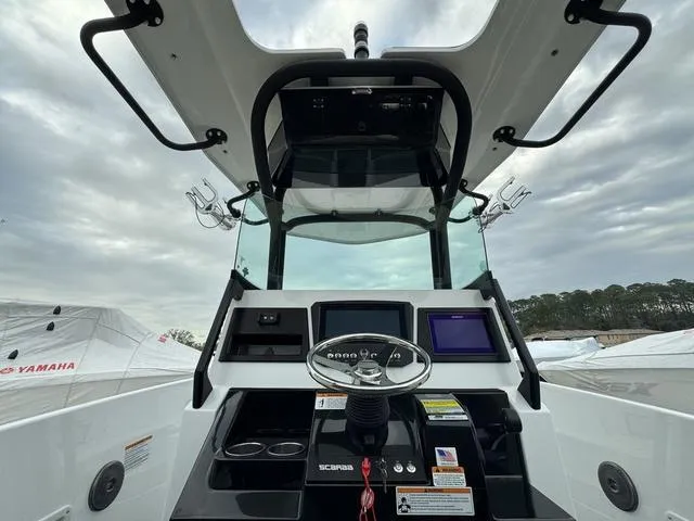Slide: The Image of Scarab 255 Open LX Wake 2025 - 14