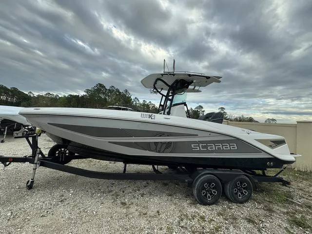 Slide: The Image of Scarab 255 Open LX Wake 2025 - 4