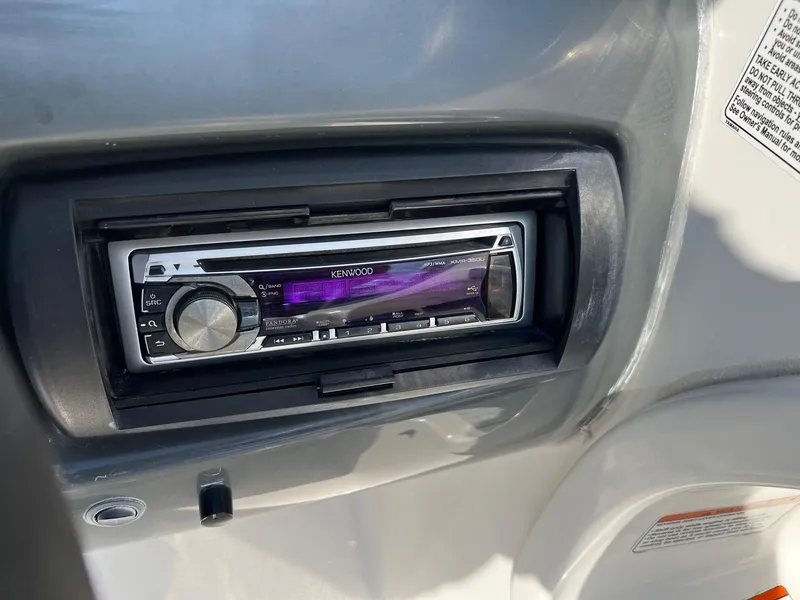 Slide: The Image of Kenwood stereo system in 2006 Yamaha SX210 boat dashboard. - 21