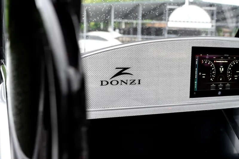 Slide: The Image of Dashboard of 2025 Donzi 39 VRZ boat with digital display. - 25